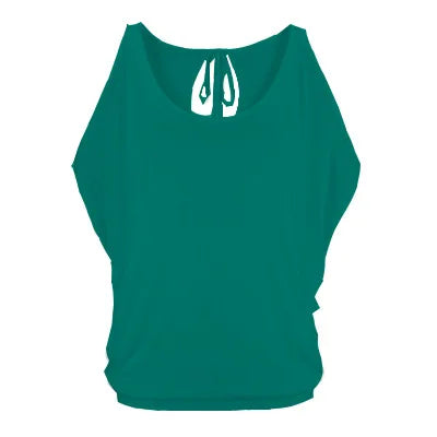 Sexy Batwing  Summer Women V Neck Short Hollow Out Sleeve Solid Colour Loose Top.  S-3X