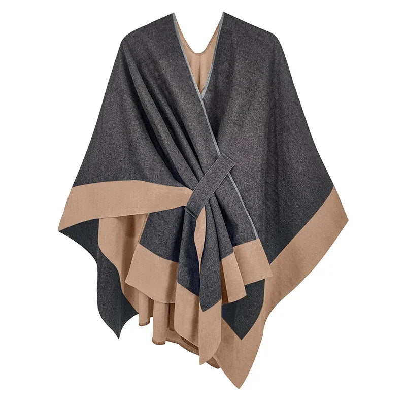 New Poncho Luxury Winter Warm And Fashionable Comfortable luxury designer Poncho/Shawl .