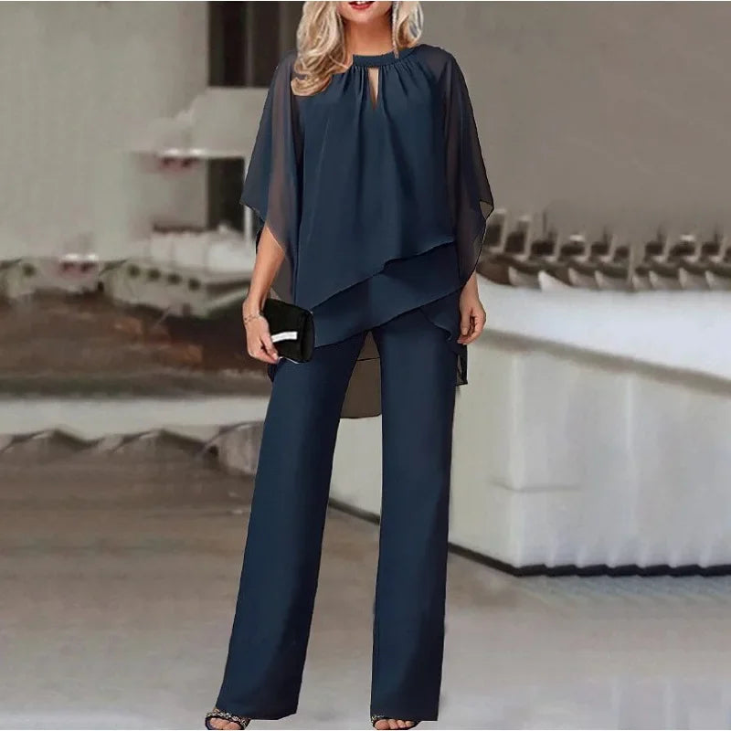 Plus Size Fashionable Solid Color Women's Clothing Casual Loose-fit European Style .  S-3X
