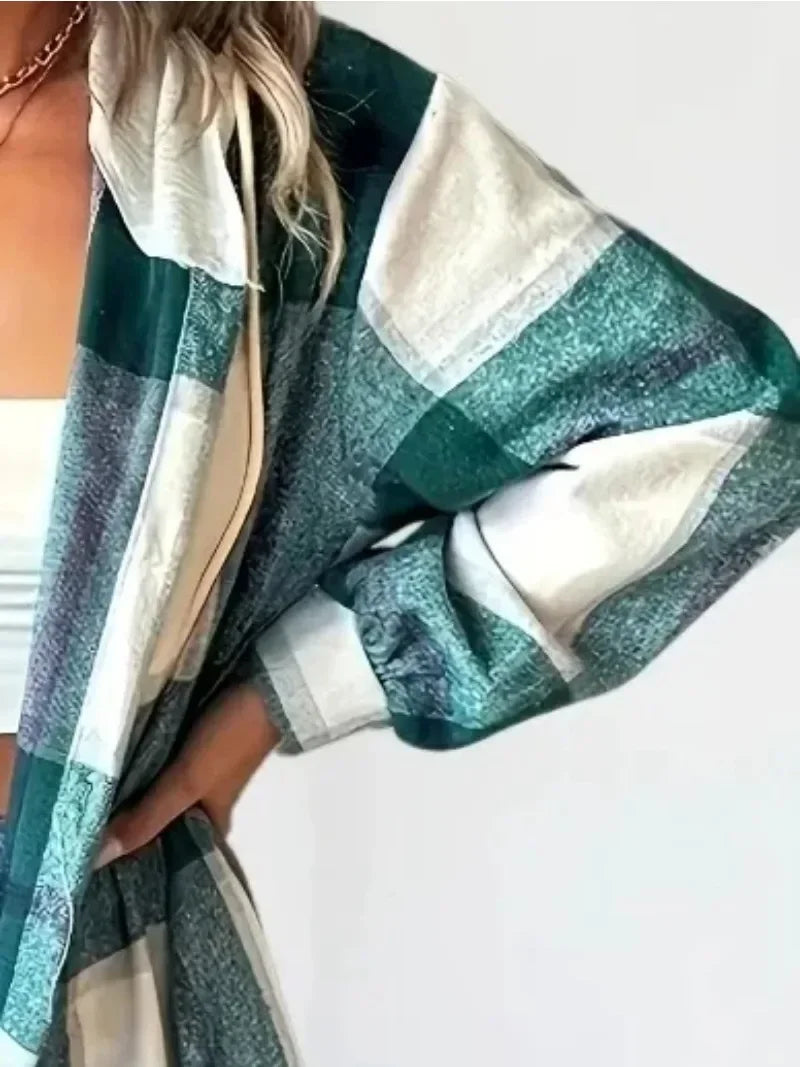 Plus Size 1XL-5XL Women's Hooded Long Coat.
