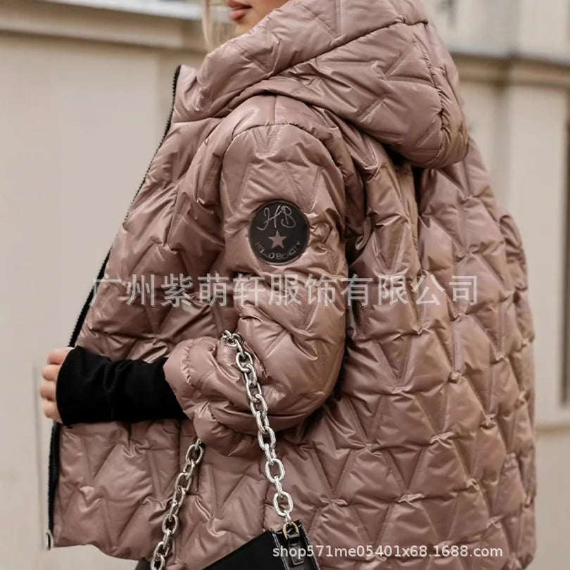 2025 Autumn Winter New Fashion Loose Long Sleeve Cotton Jacket for Women.  S-3X
