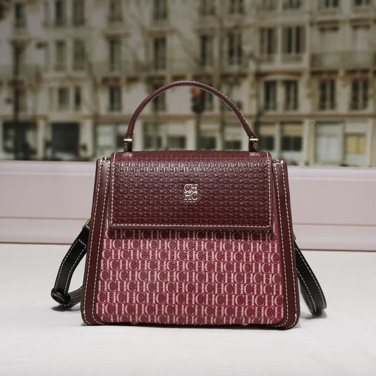 Luxury Leather Crossbody Bag - Designer Shoulder Handbag & Tote