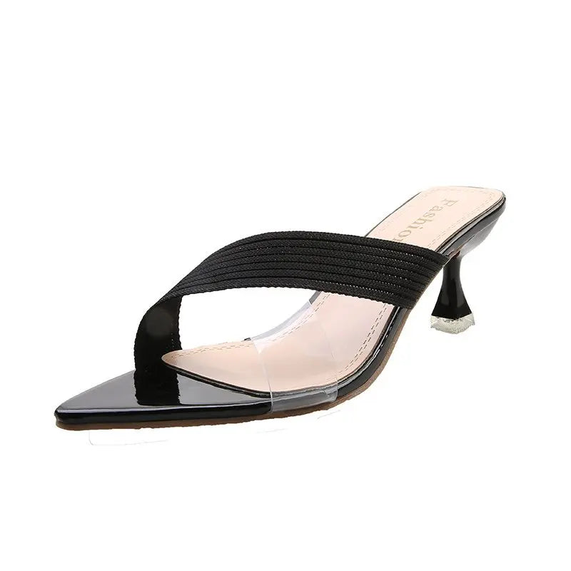 Summer Women  Sexy Mules Quality Slip-on Sandal