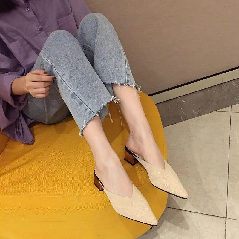 Pointed Toe Shoes for Women 2025 Summer Sandals New Fashion