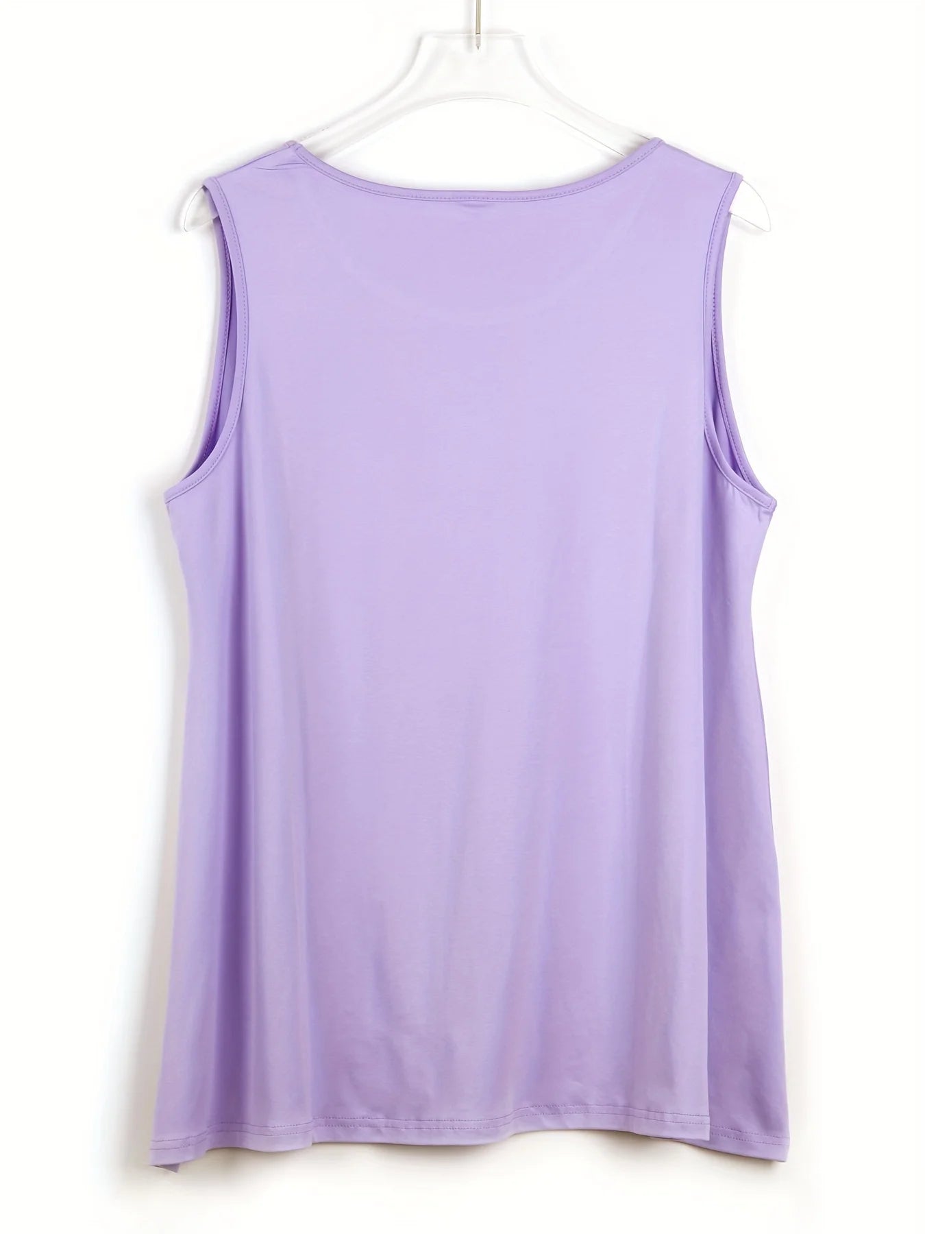 Plus Size Women Summer Fashion Casual Sleeveless Ladies Tank Top