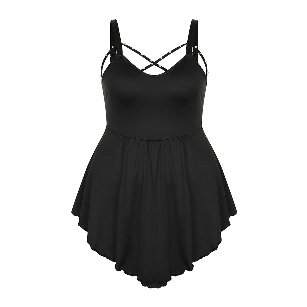 Plus Size Summer Sexy Tank Style Top