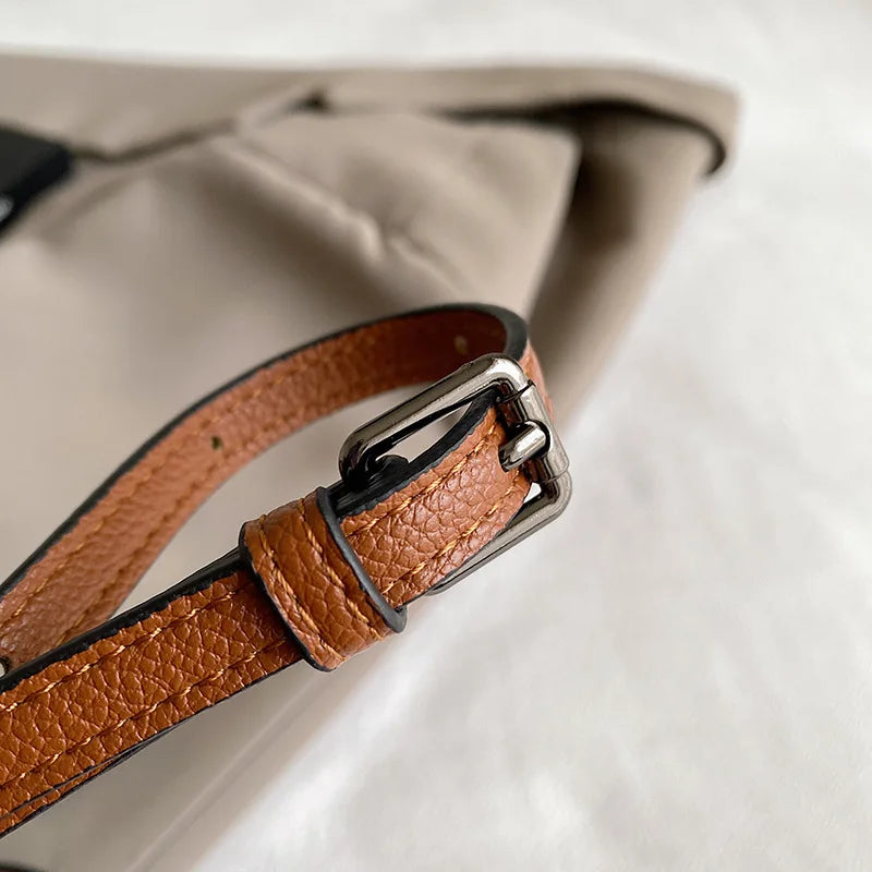 Lightweight Plaid Shoulder Bag - High-End Portable Messenger Crossbody Bag