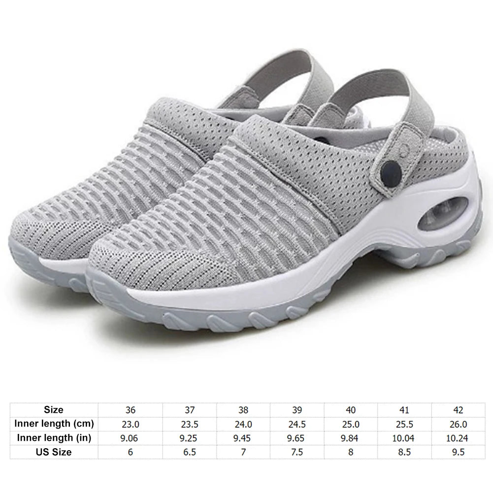 Womens's Orthopedic Clog Arch Support Walking Shoes Breathable Outdoor Shoe.