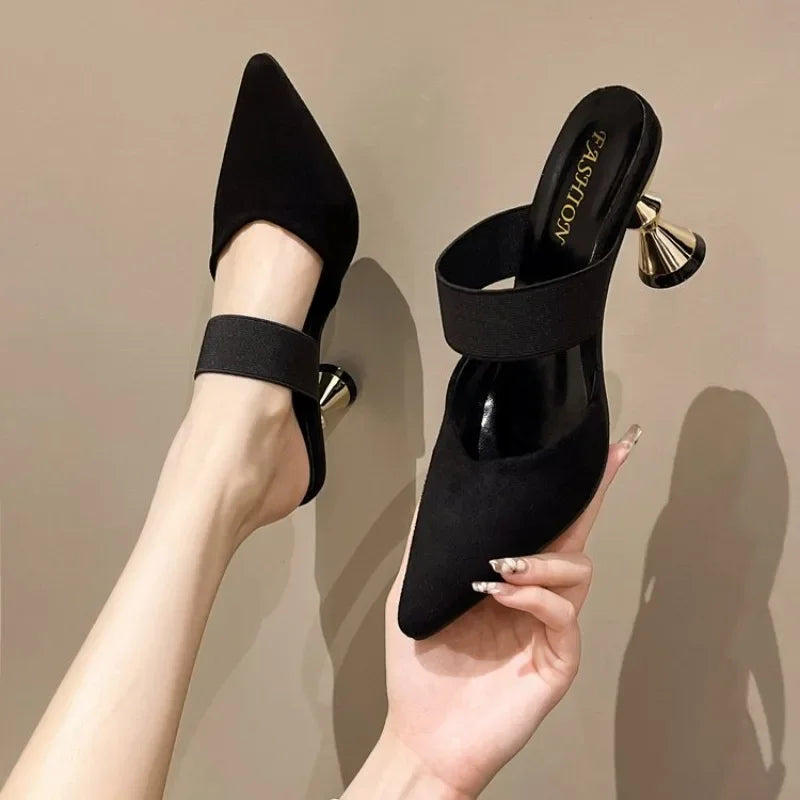 Women Heels ,Pointed Toe Summer Fashion Sandals