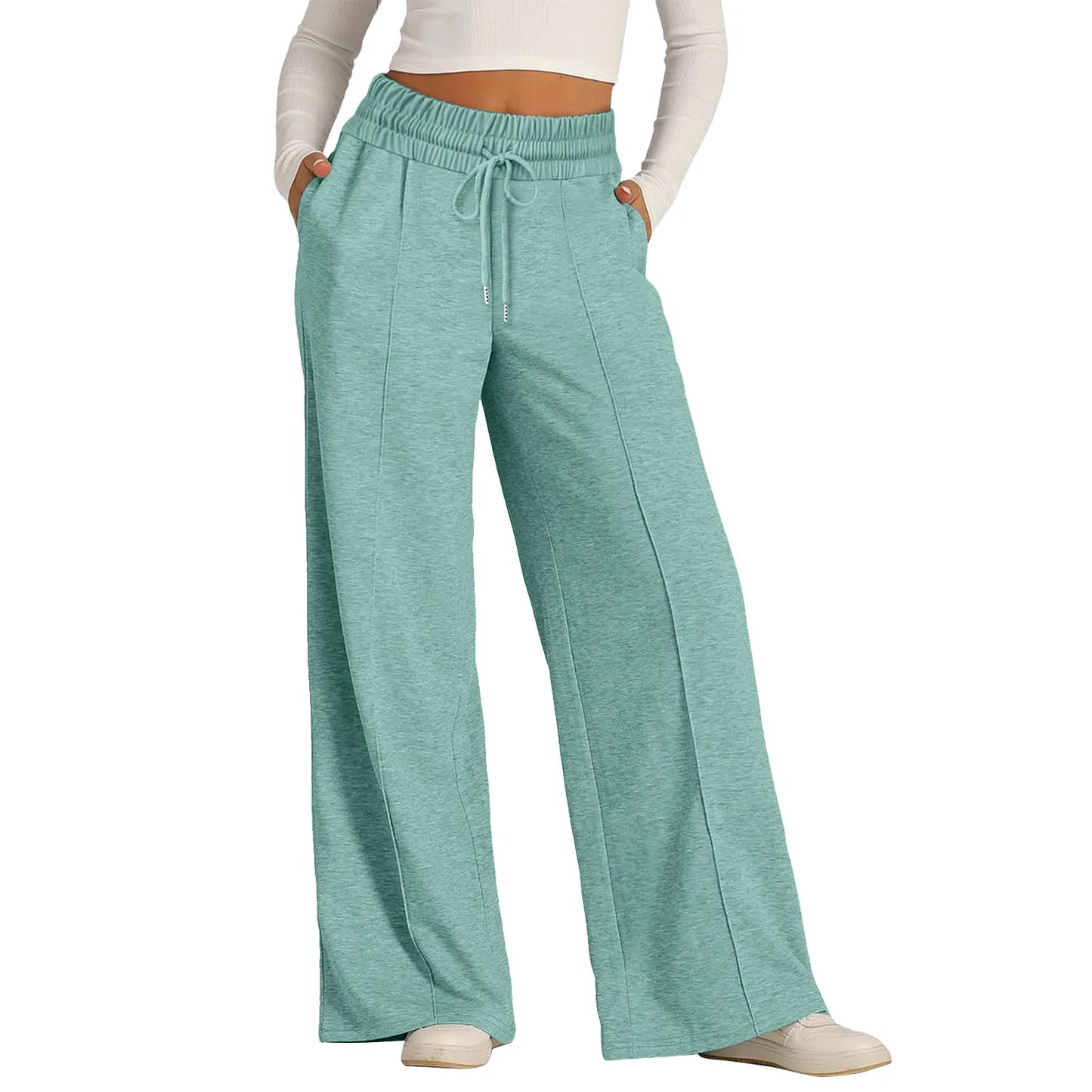 Summer Casual Loose Wide Leg Pant.  Sz: S-2X