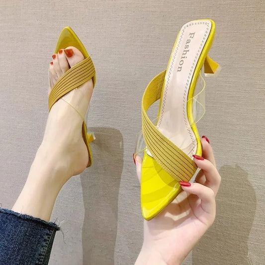 Summer Women  Sexy Mules Quality Slip-on Sandal