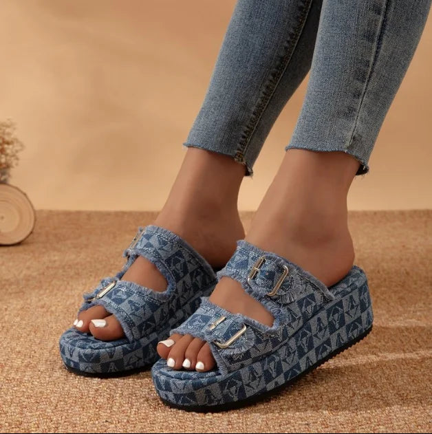 New Comfort Soft Thick-Soled Designer Platform Casual Sandals