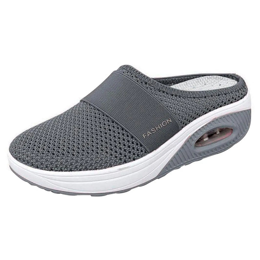Slip-On Women's Walking Sandals,Breathable Mesh Casual Breathable With Arch Support And Thickened Soft Sole.