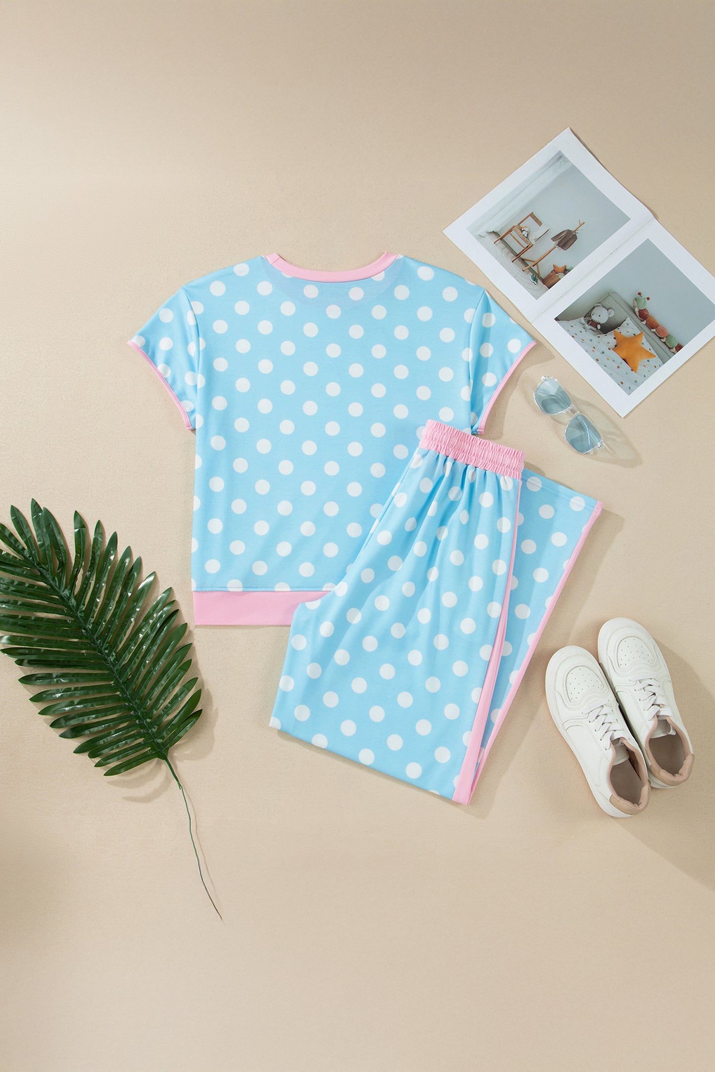 Polka Dot Two Piece Set Women S–XL