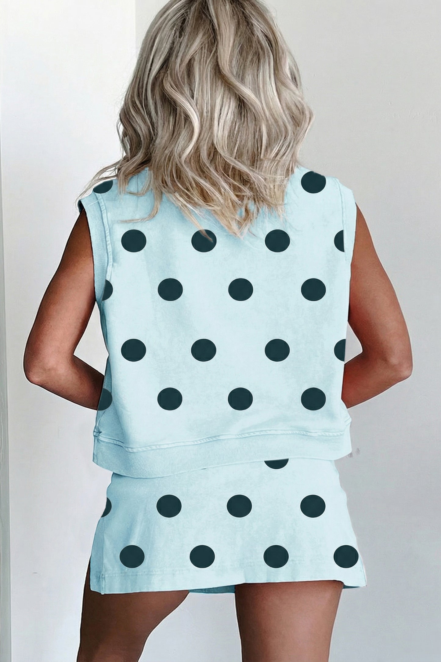 Polka Dot Skort Set Women S–2XL
