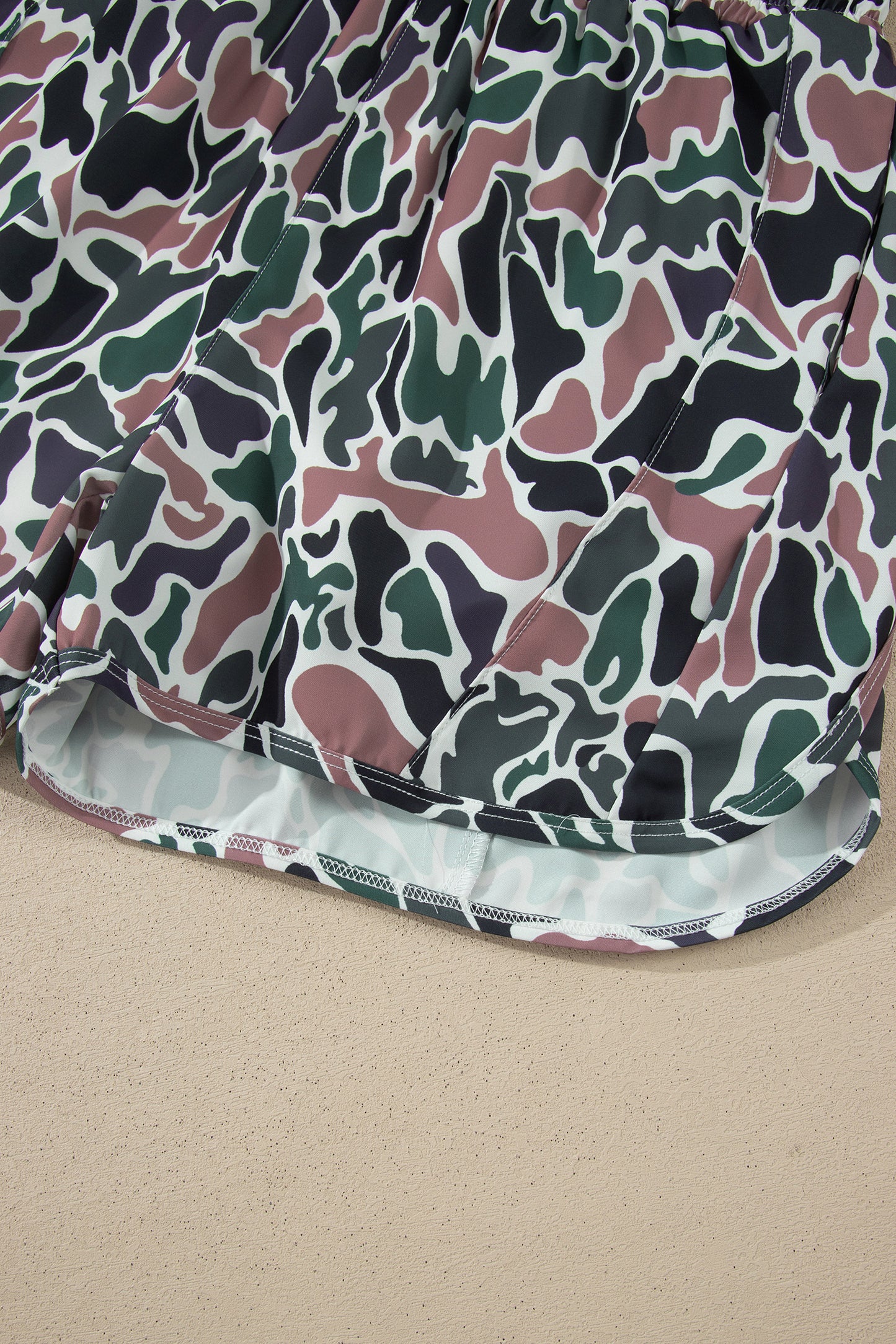 Camo Athletic Shorts Women S–XL