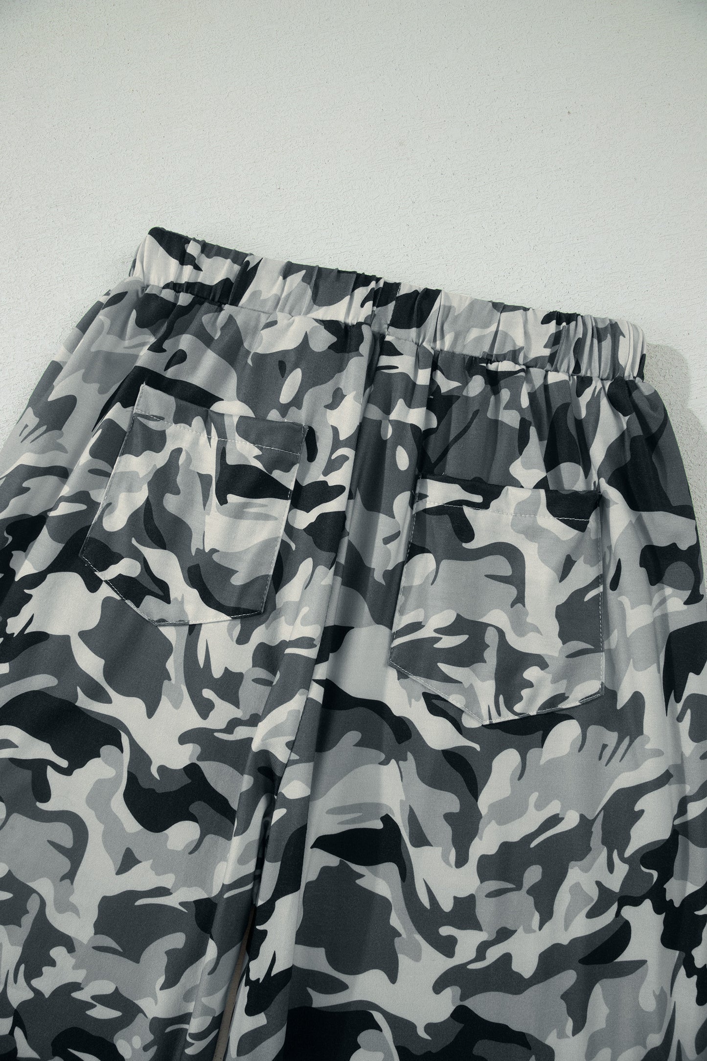 Camo Wide Leg Pants Women S–XL