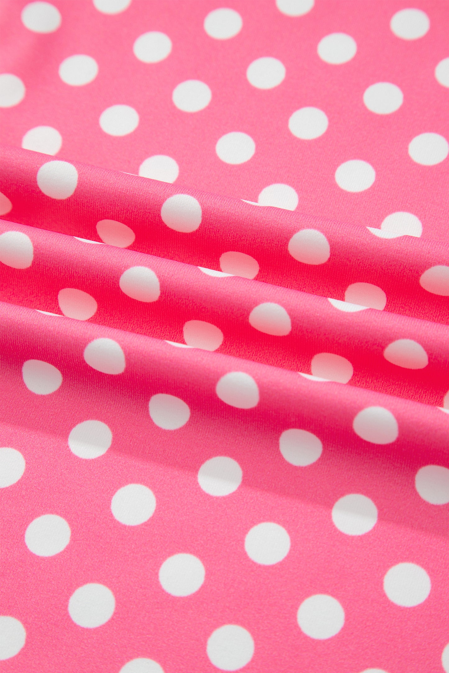 Pink Polka Dot Halter Tank and Wide Leg Pants Set Women S–XL
