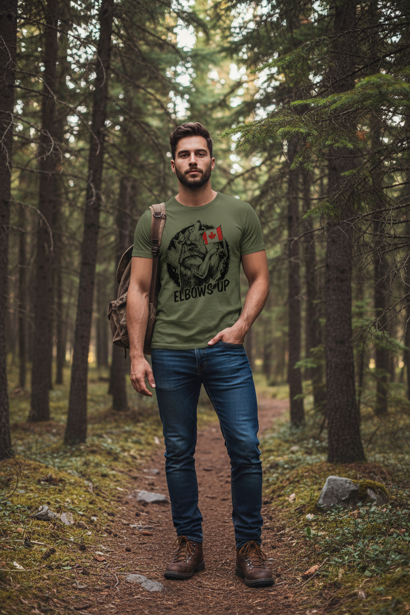 Army Green Man Forest Trail