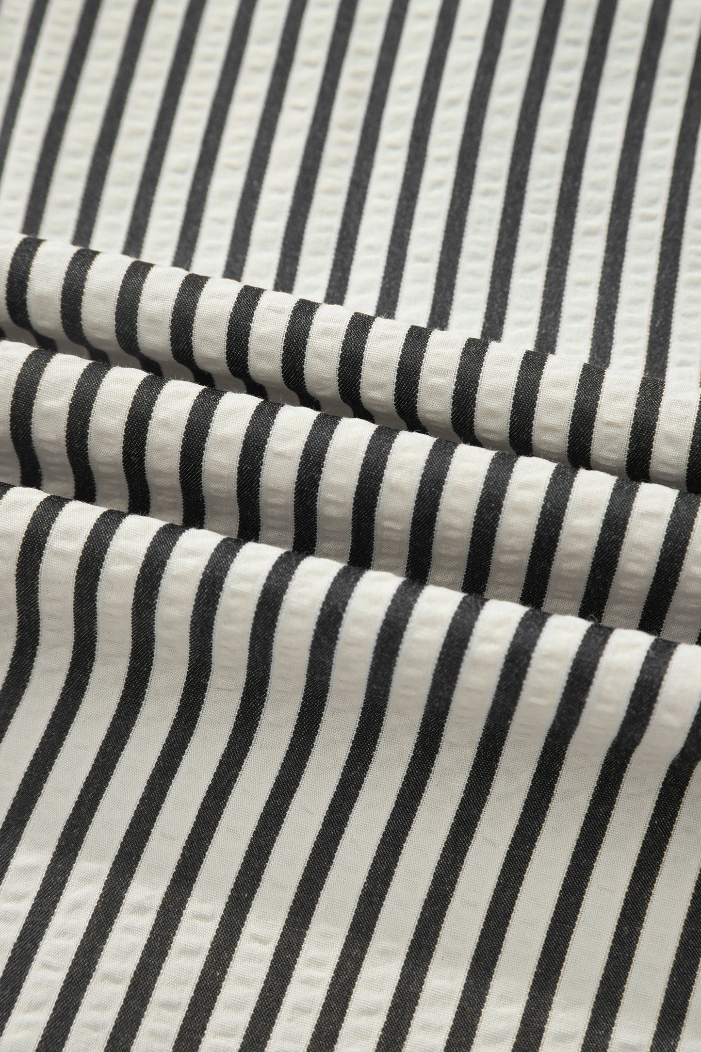 Striped Ruffle Sleeve V-Neck Blouse – Women S–XL