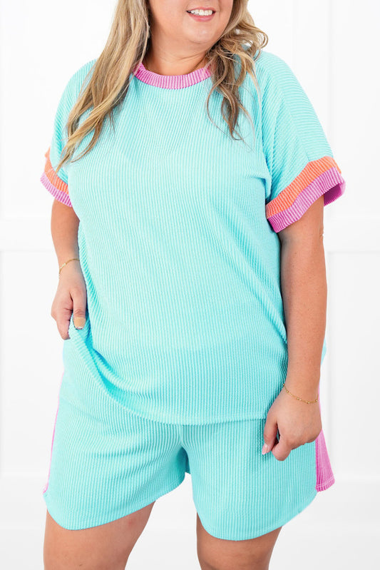 Plus Size Shorts Set Women 1X–4X
