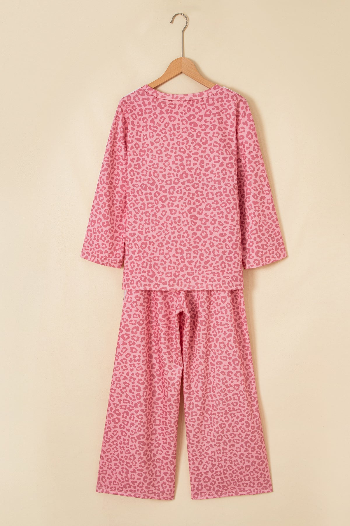 Women's Leopard Print Varsity Two Piece Set S to XL