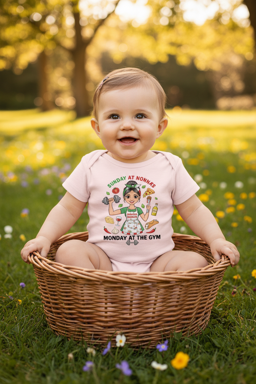 Basket Baby Pink Garden