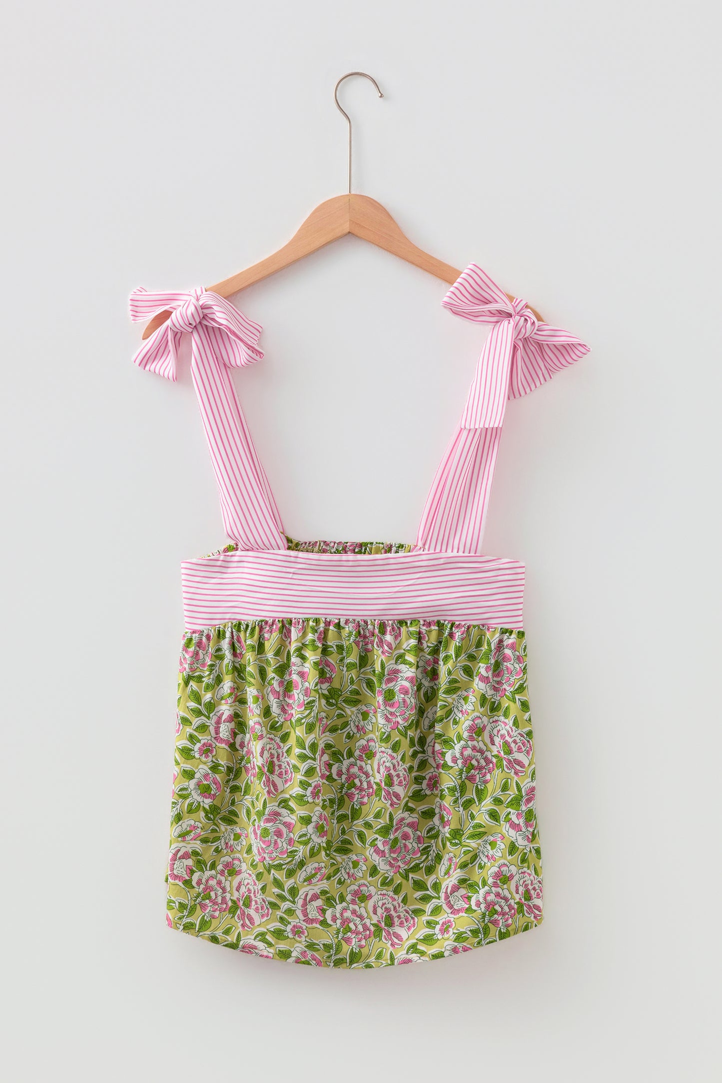 Womens Floral Babydoll Tank Top S–XL