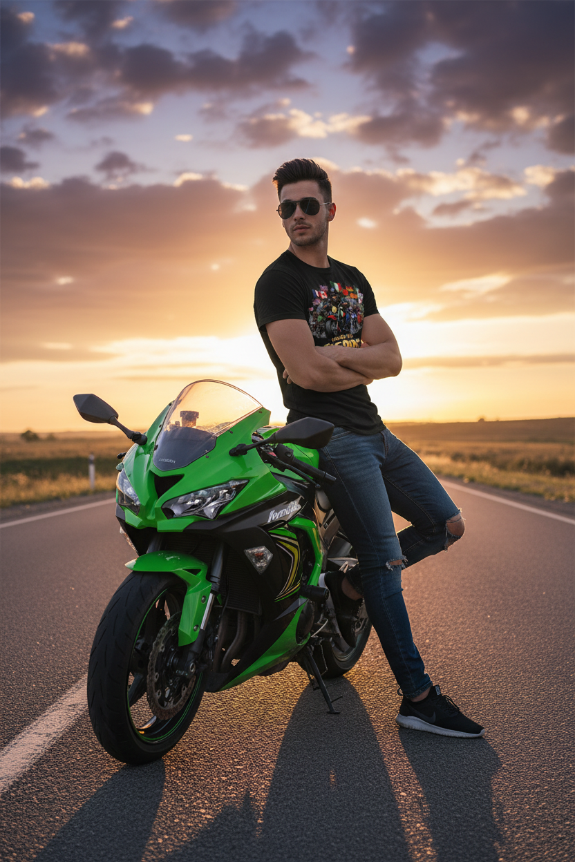 Big Dog Tee Kawasaki Guy