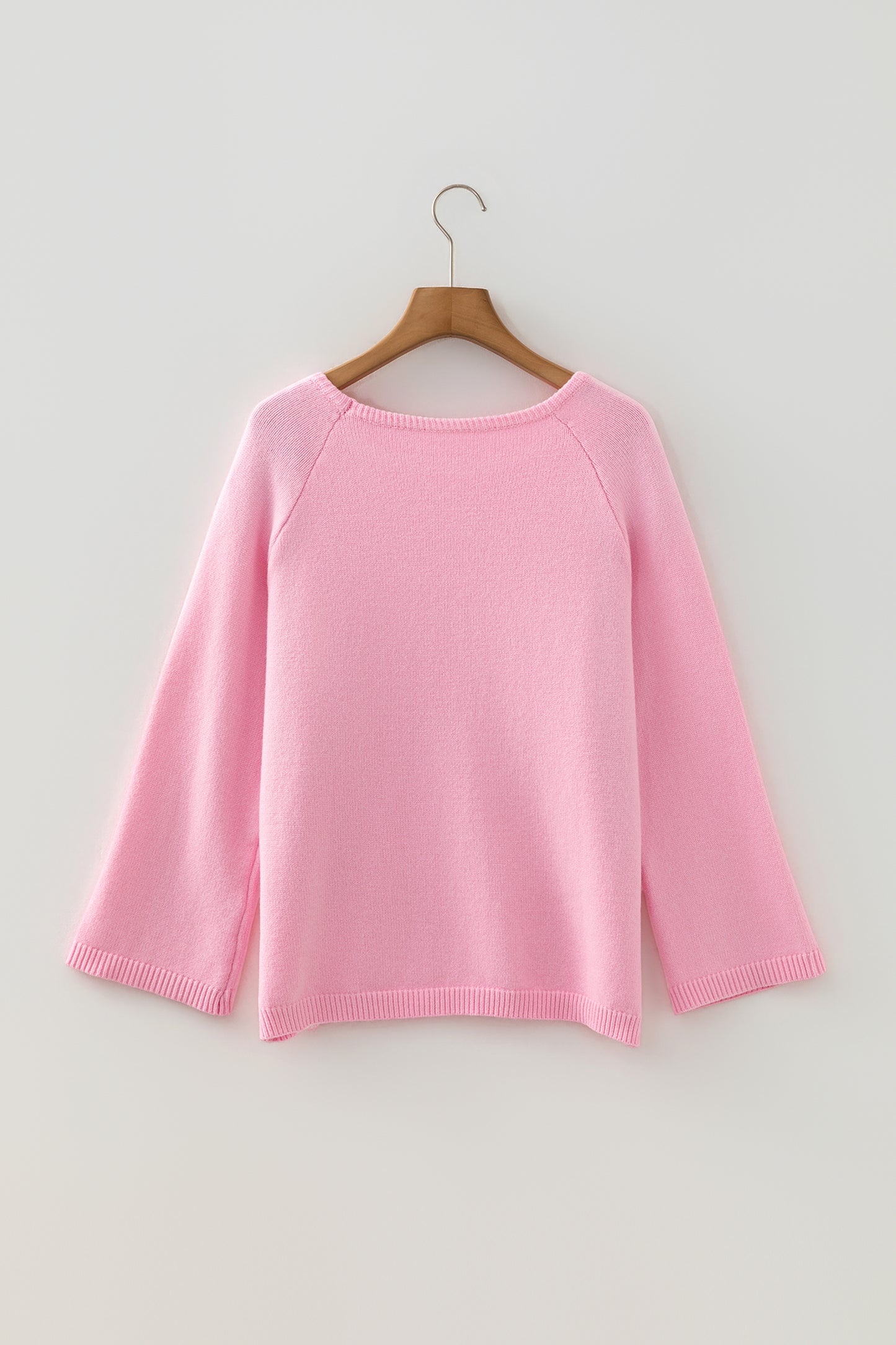 Knit Loose Bracelet Sleeve Dolman Sweater
