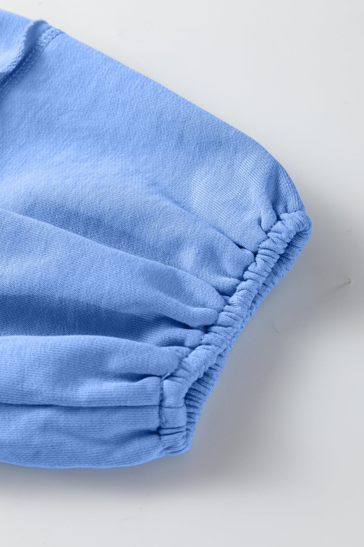 Solid Color Raw Seam Patchwork Baggy Sweatshirt