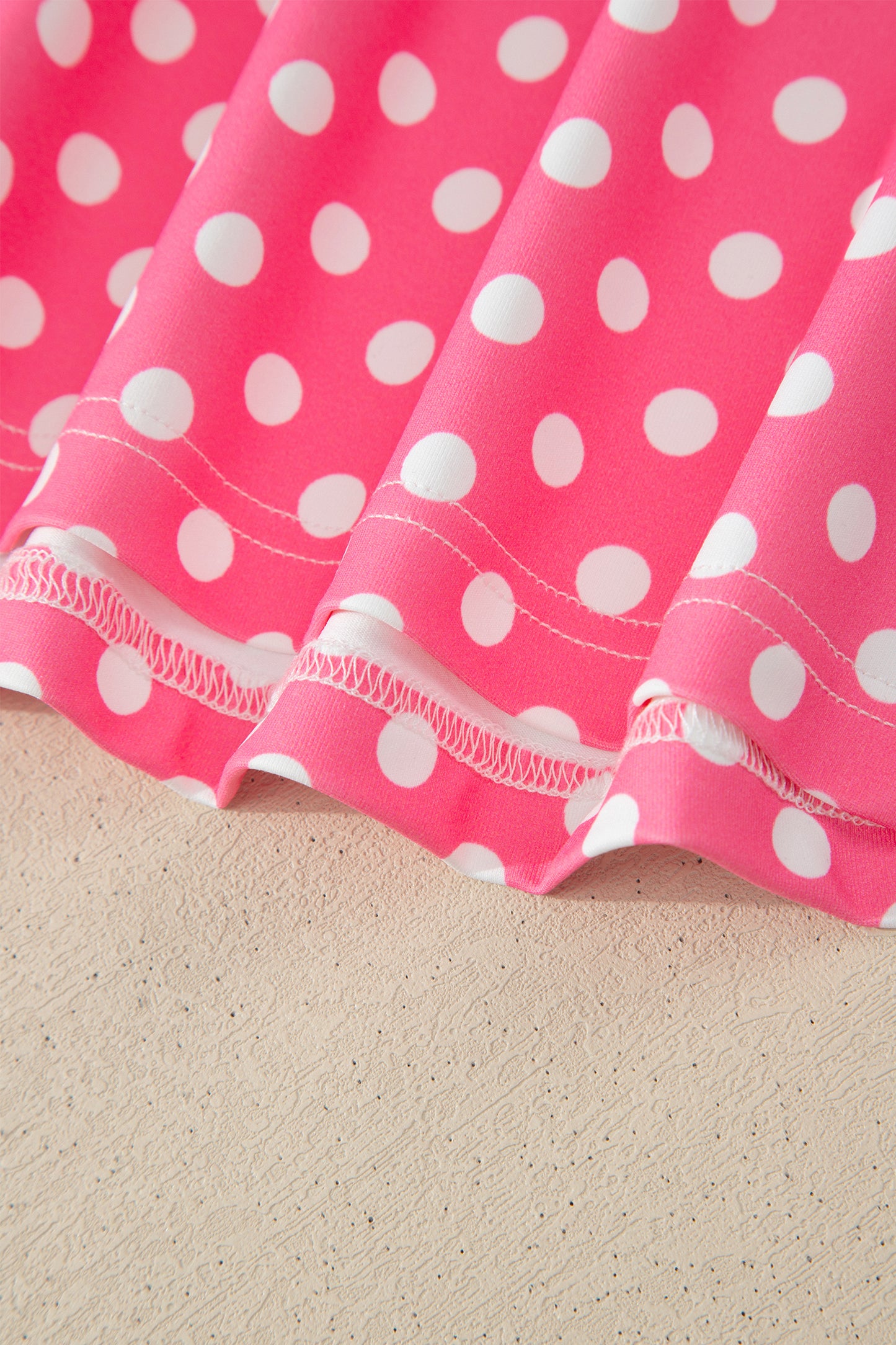 Pink Polka Dot Halter Tank and Wide Leg Pants Set Women S–XL