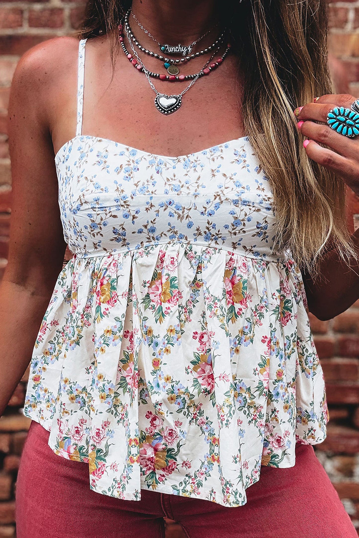 Floral Babydoll Top Women S–XL