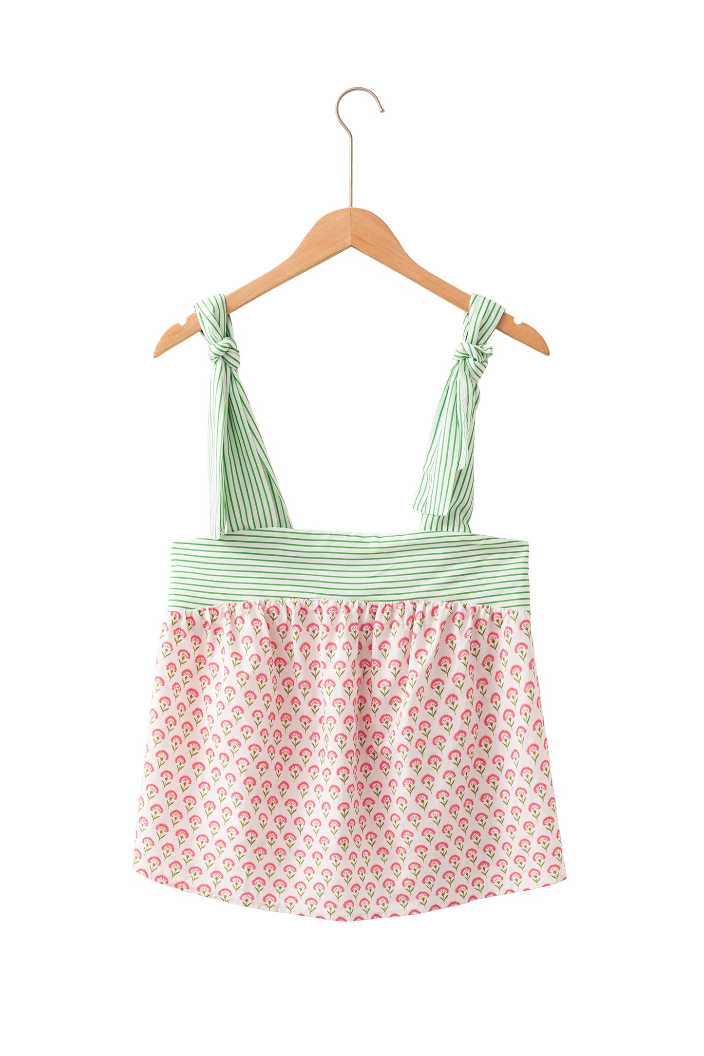 Womens Floral Babydoll Tank Top S–XL