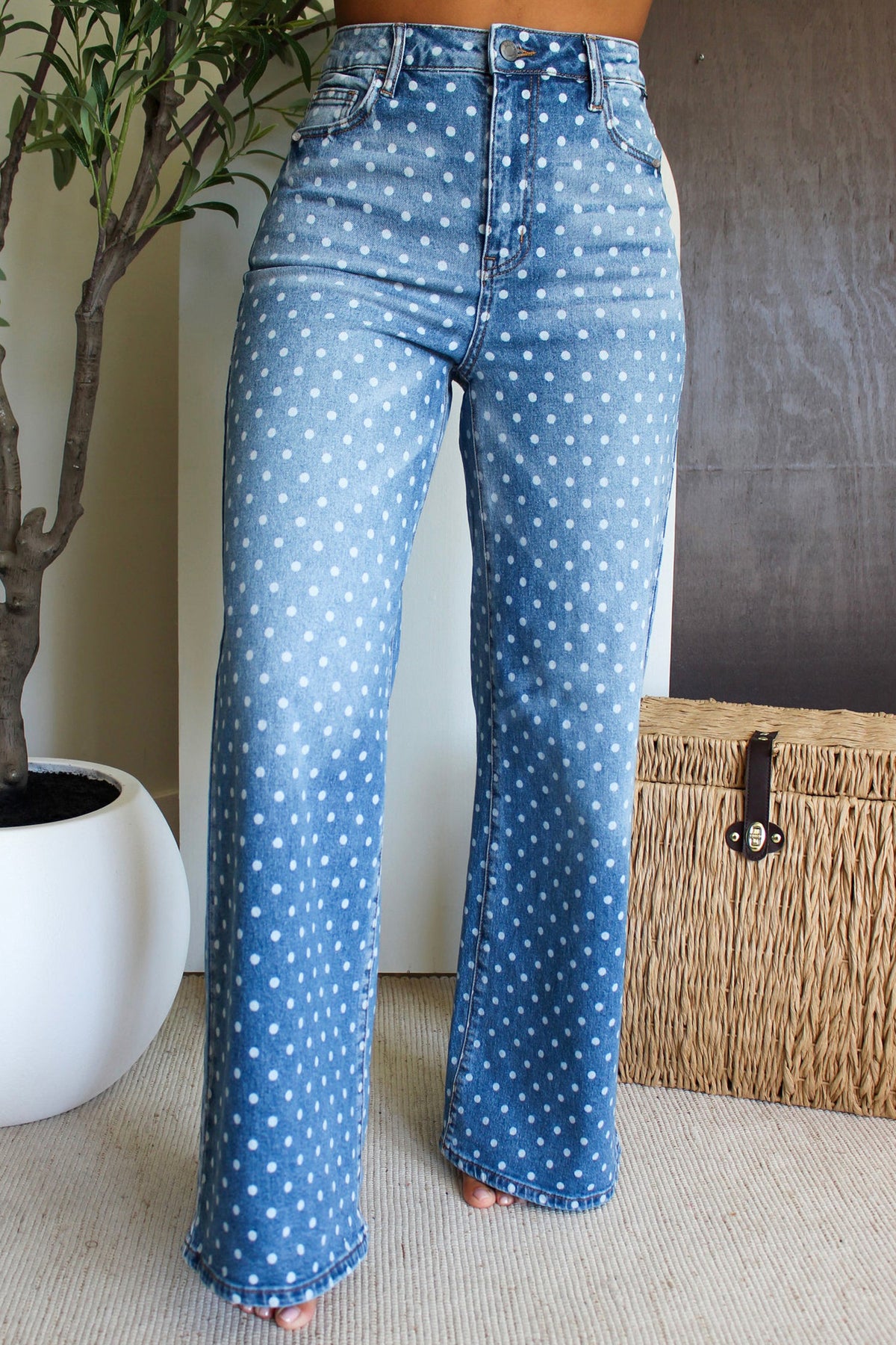 Women's Polka Dot Jeans 4 to 16