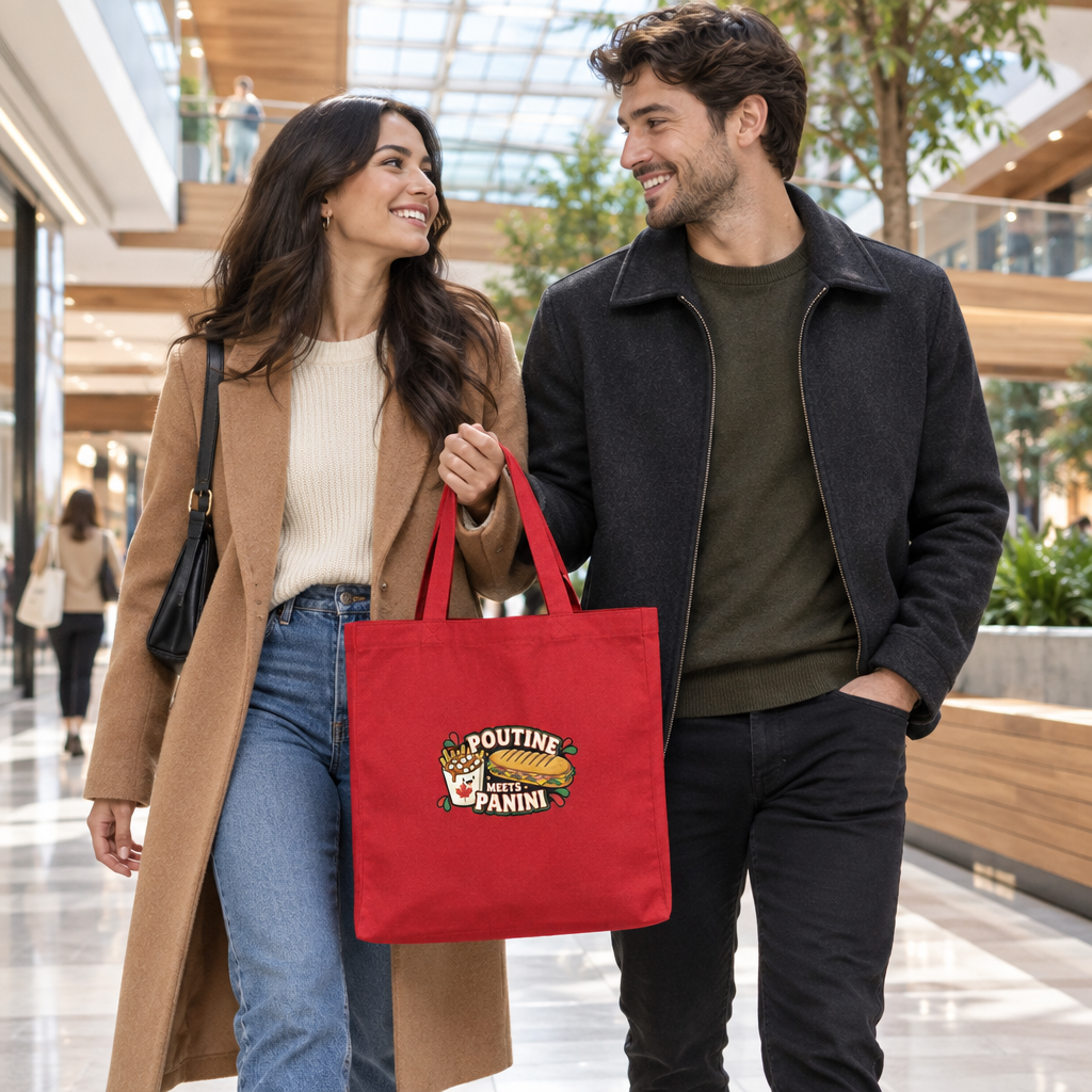 Couple shopping at The Amazing Brentwood in Burnaby