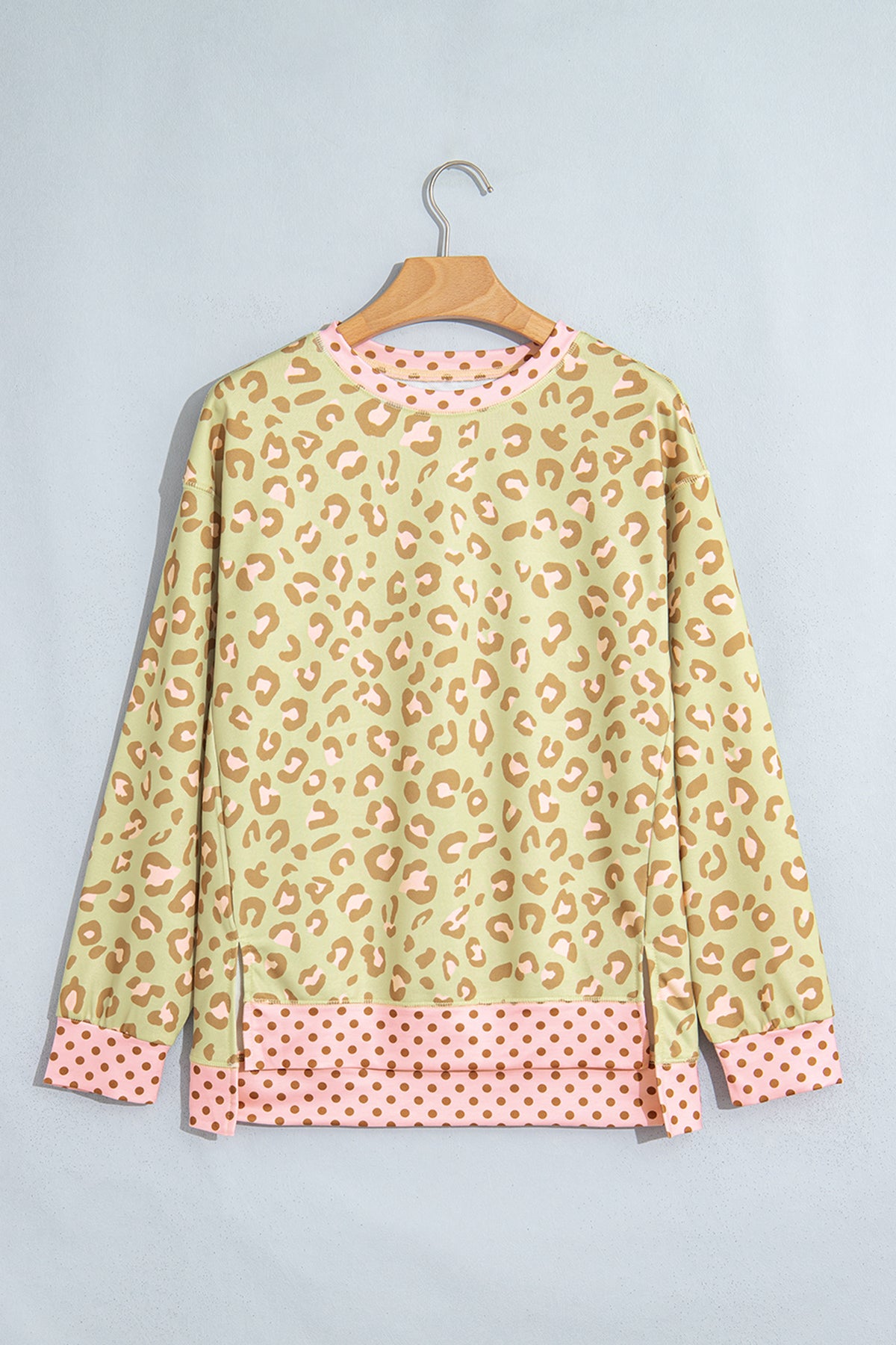 Leopard Print Long Sleeve Top S to XL