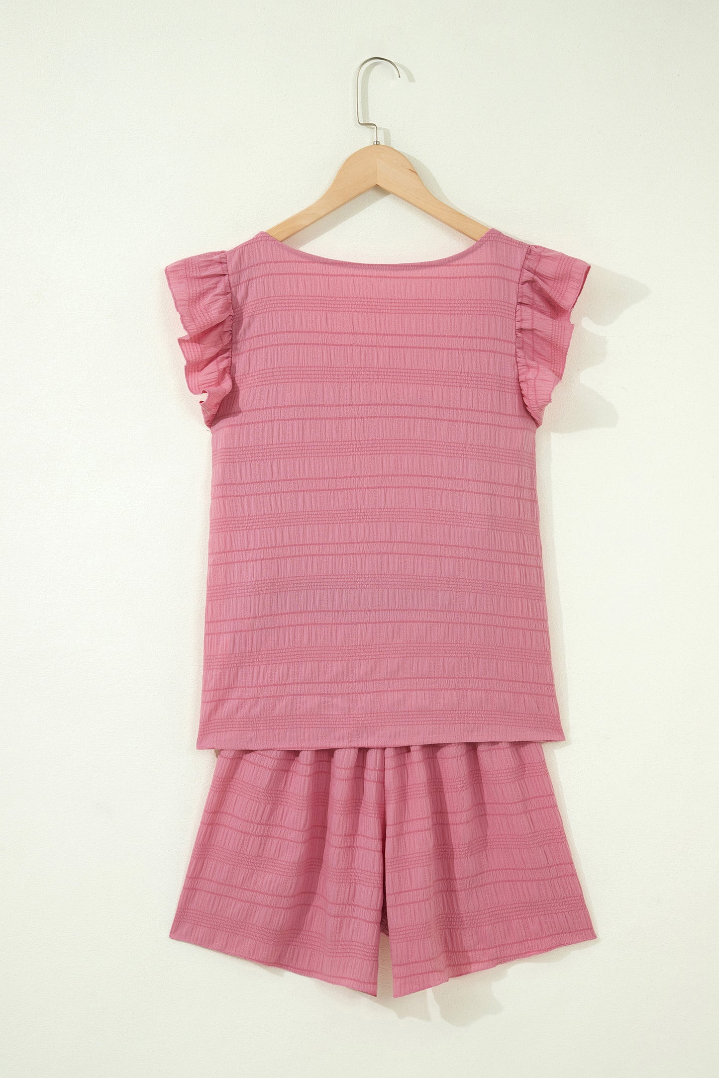 Square Neck Top and High Waist Shorts Set Women S–XL