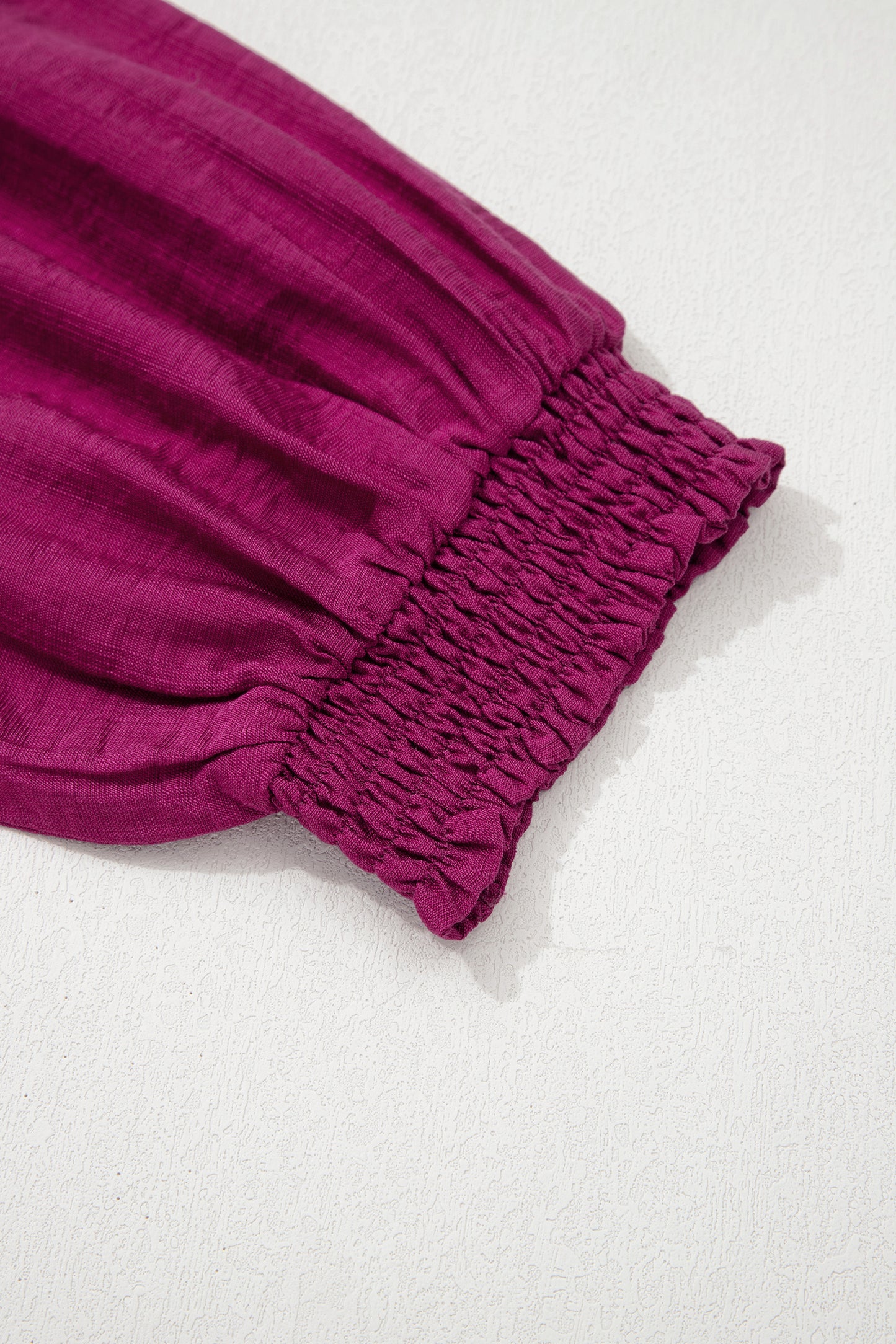 Womens Plus Size Maroon V Neck Blouse 1X–4X