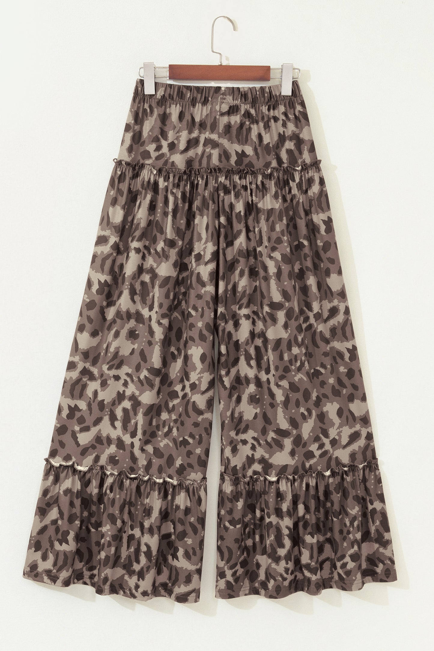 Camo Print Wide Leg Pants Women S–XL