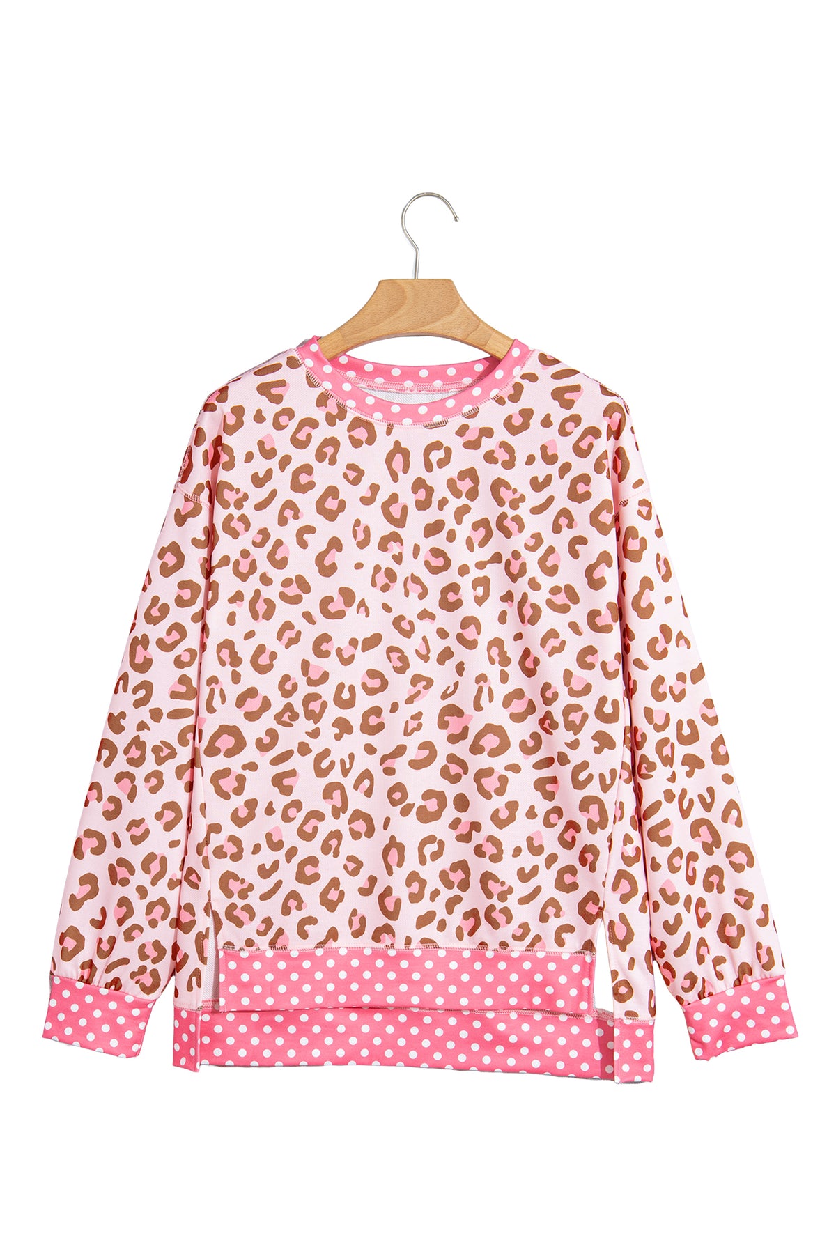 Leopard Print Long Sleeve Top S to XL