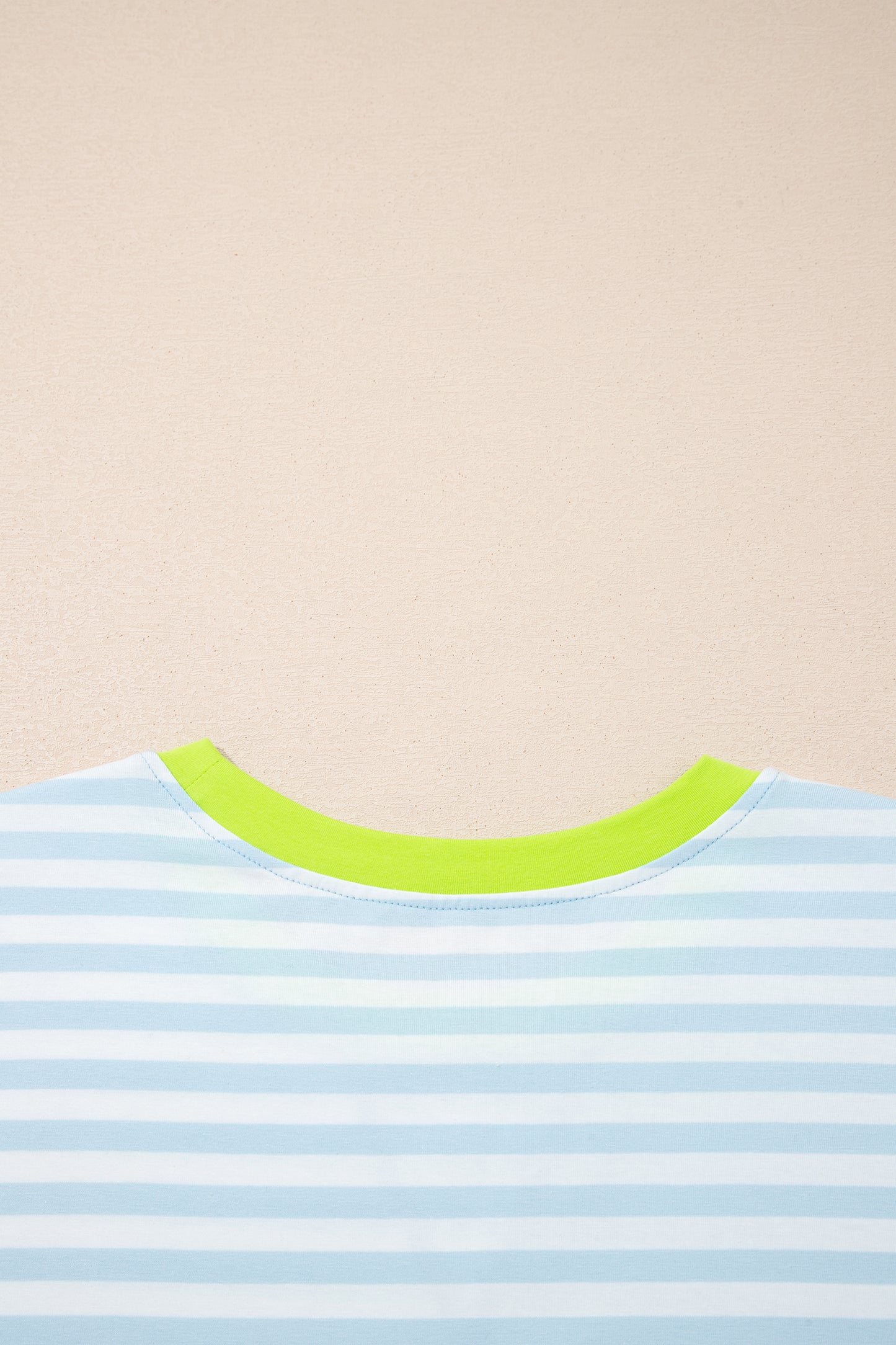 Striped Matching Set Tee & Shorts Women S–XL