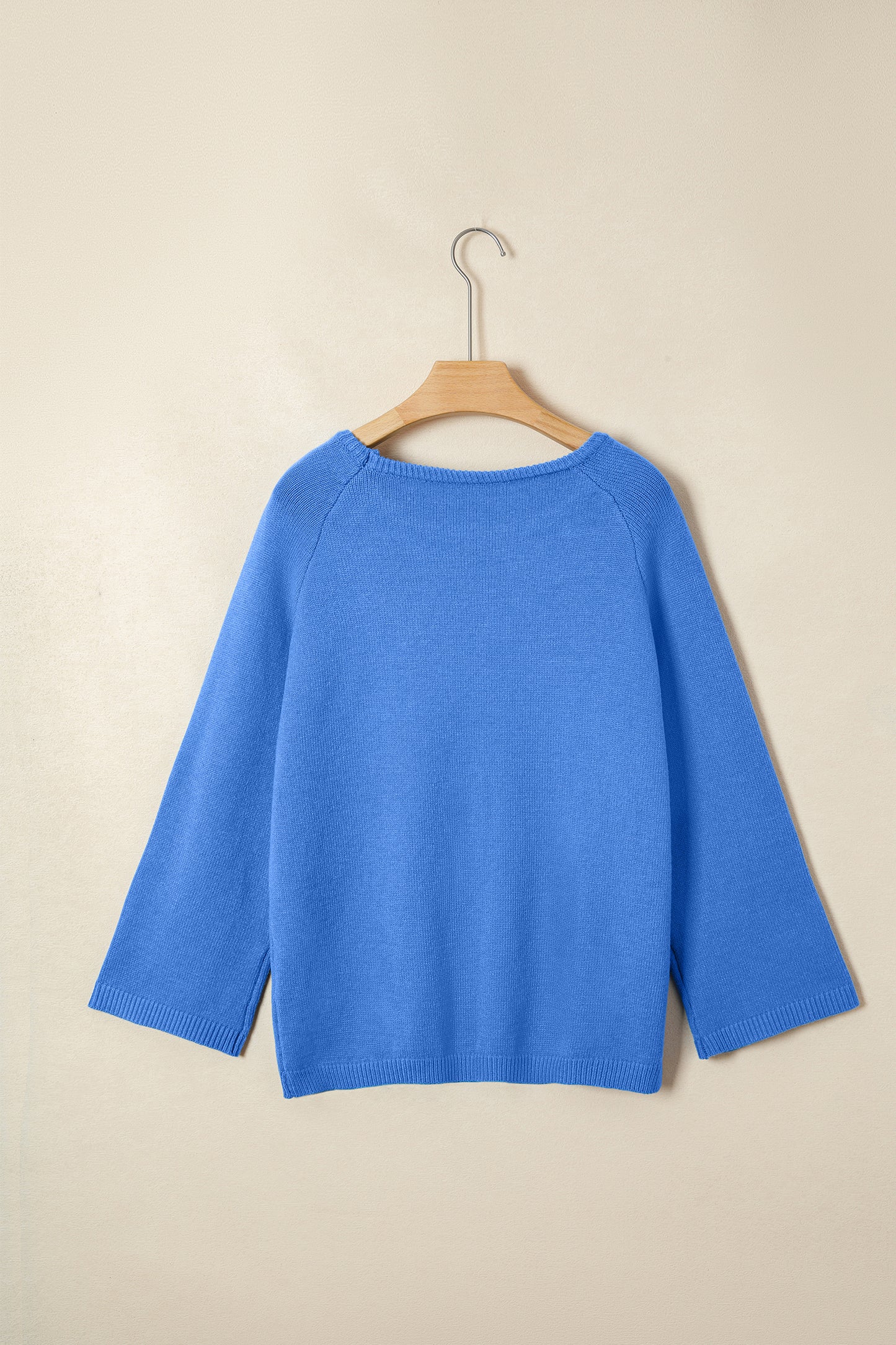 Knit Loose Bracelet Sleeve Dolman Sweater