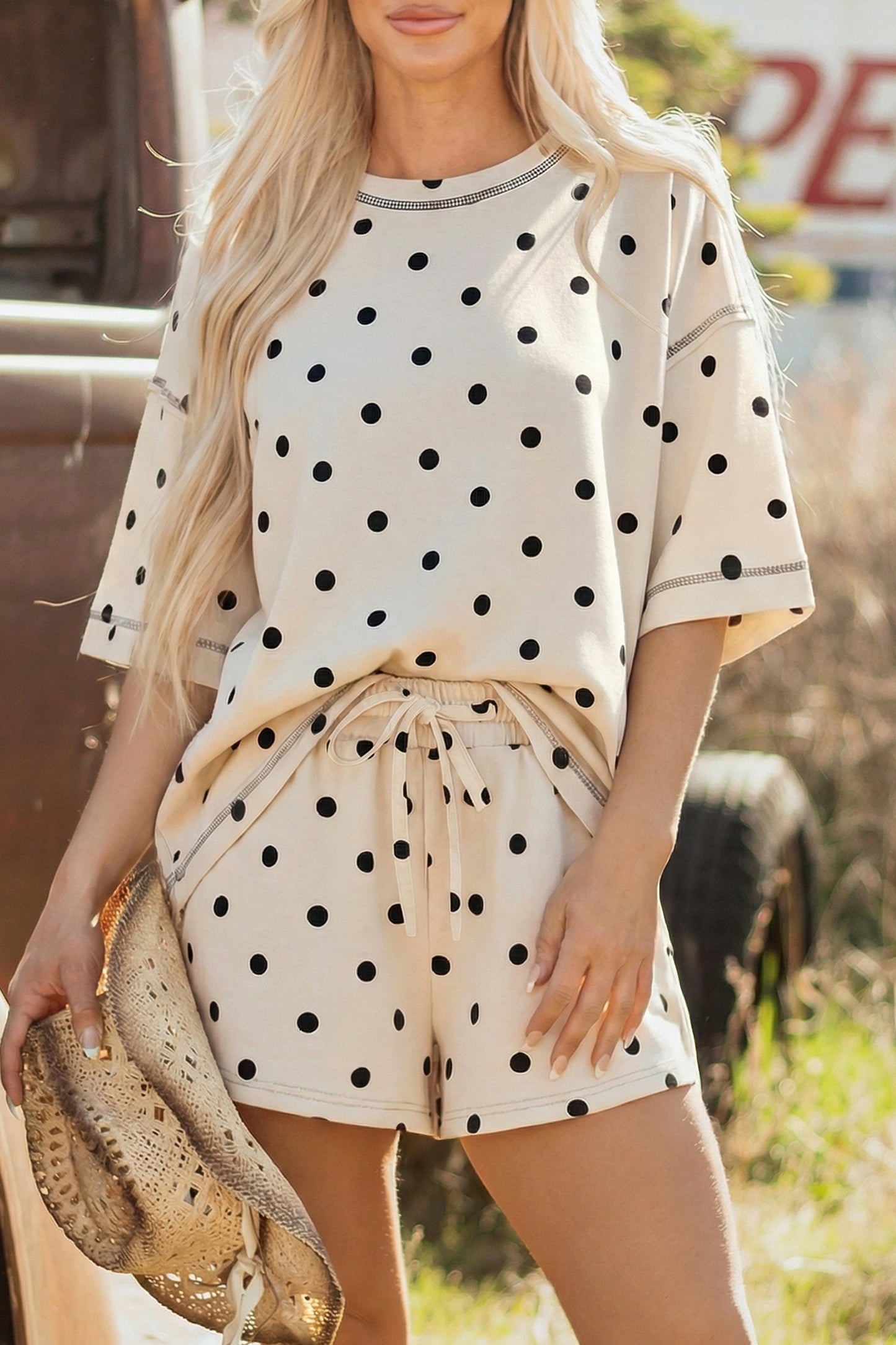 Polka Dot Short Set Women S–XL