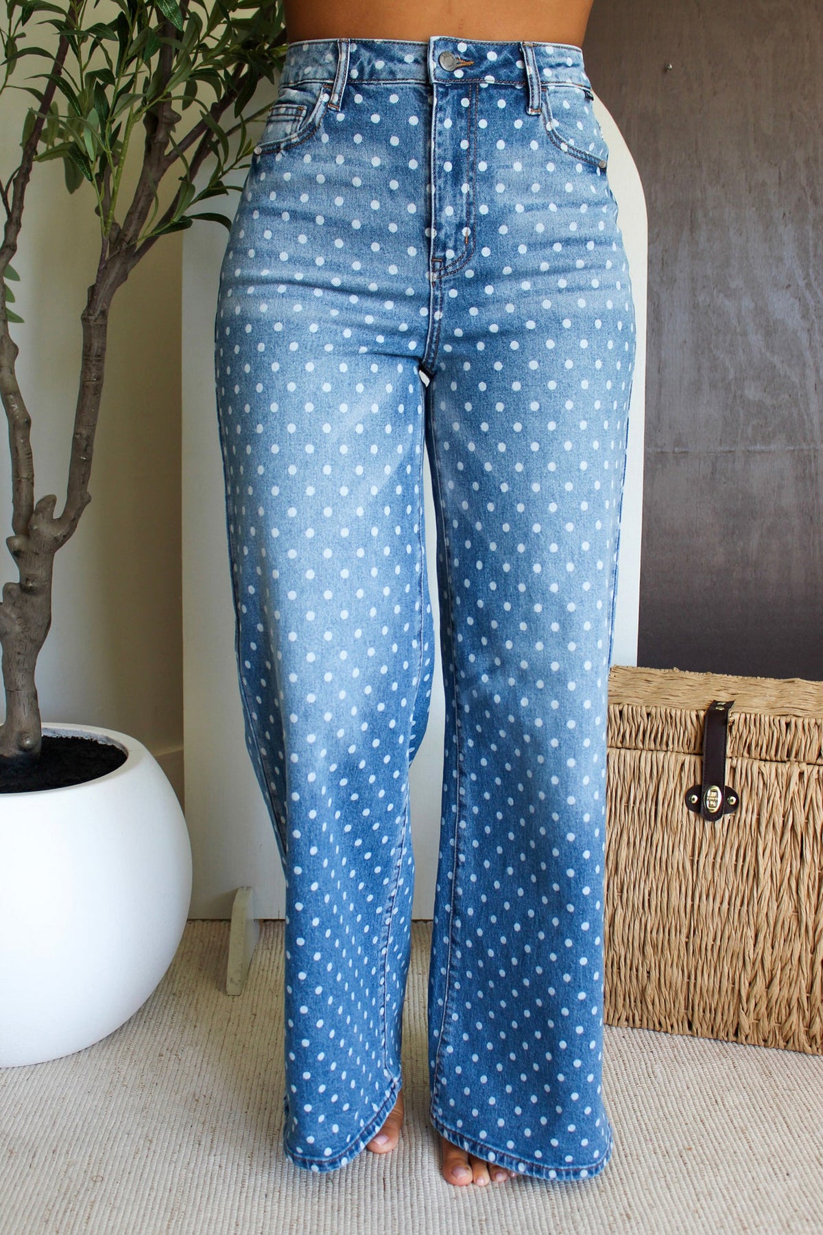 Women's Polka Dot Jeans 4 to 16