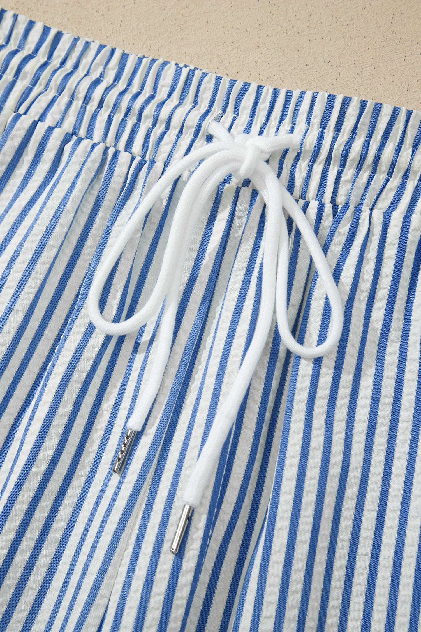 Women's Blue Stripe Casual Pants S to XL