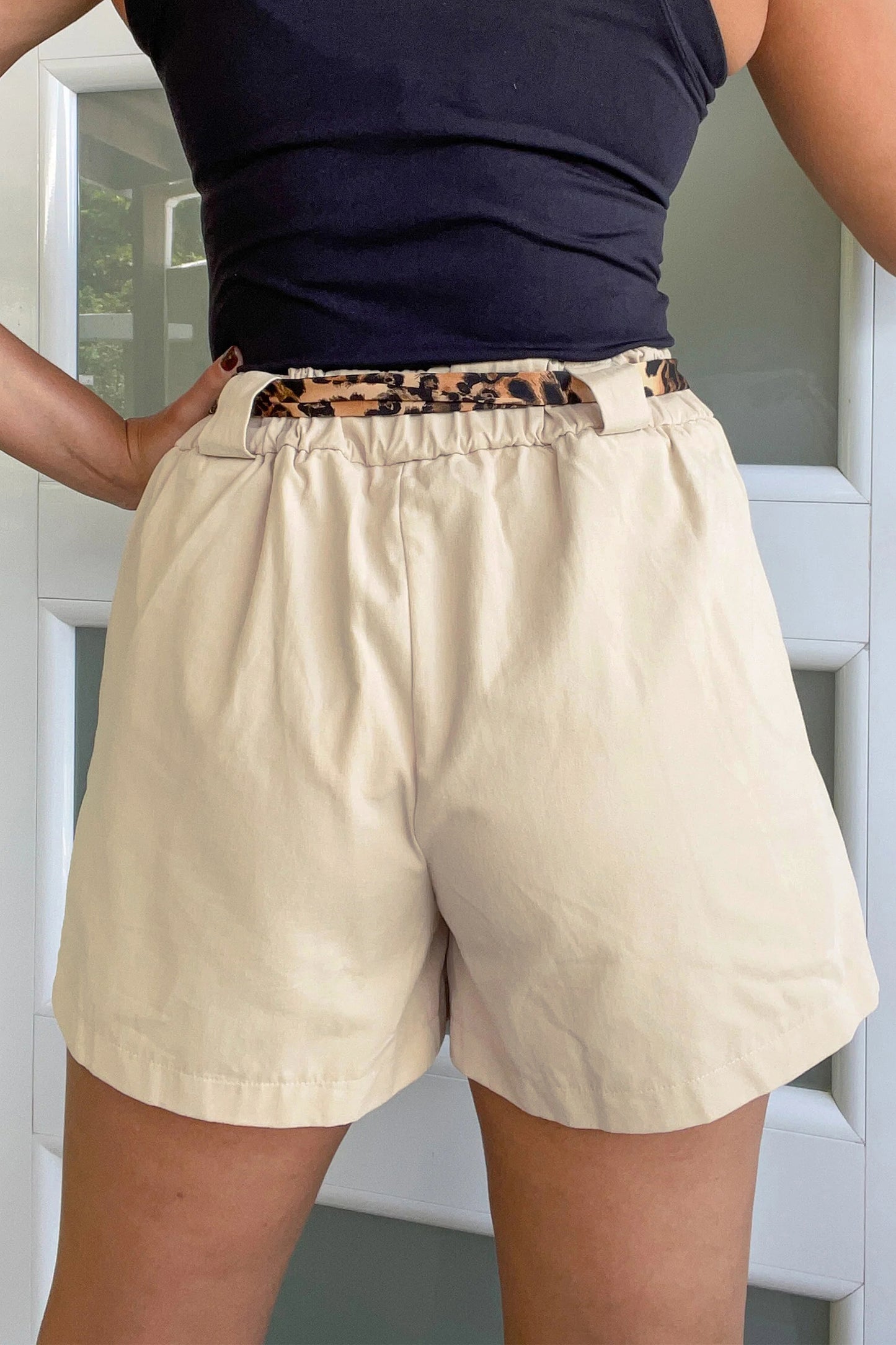 High Waist Pleated Shorts Women S–XL