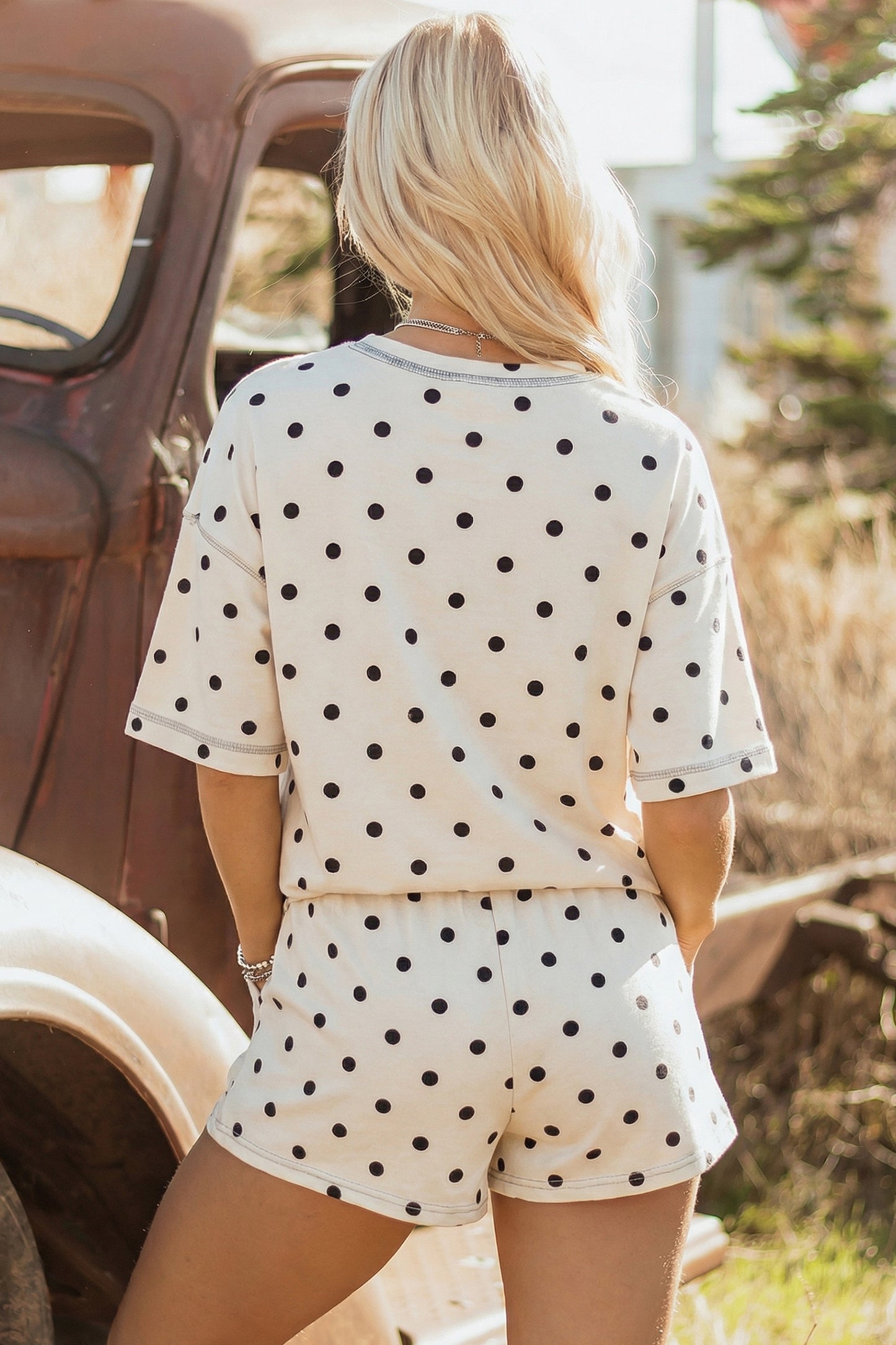 Polka Dot Short Set Women S–XL