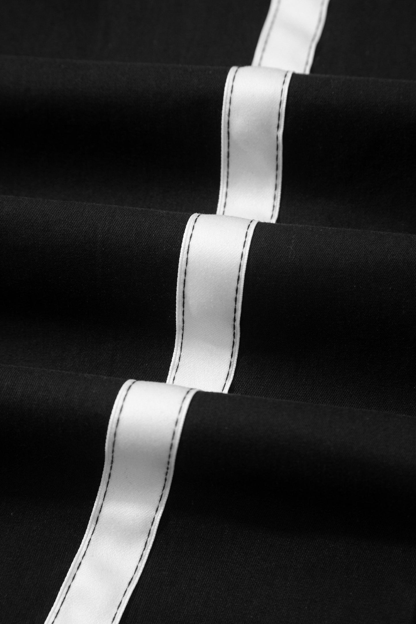 Side Stripe Cropped Cotton Pants Women S–XL