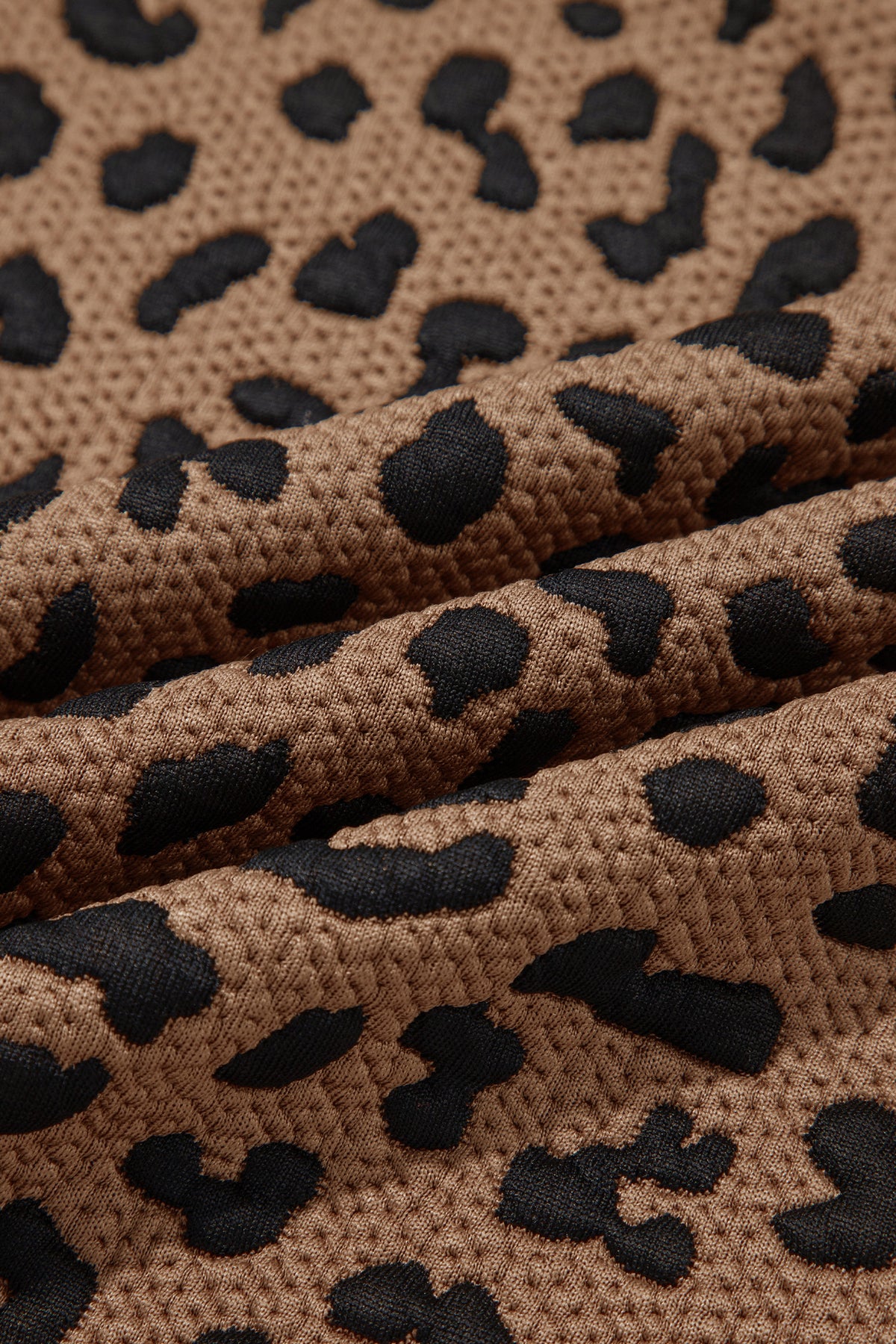 Womens Brown Leopard Print Long Sleeve Top S to XL